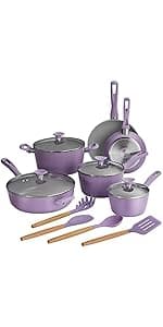 Tramontina Tri-Ply Clad Stainless Steel 12-Piece Cookware Set with Lids, Pots and Pans Kitchen Set, Induction-Ready, Dishwasher-Safe, NSF-Certified, Made in Brazil