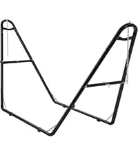Yaheetech Hammock Chair Stand, C-Stand for Hanging Hammock Chair w/Buckle & S-Shaped Hook - Free Rotation C-Stand Hammock Stand for Hanging Chairs, Swings, Max.Weight Capacity 300Lb