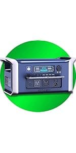 CTOLITY 500W Portable Power Station - 481Wh LiFePO4 Battery Backup, Lightweight 10 LB Solar Generator for Camping, Off-Grid Use, and Emergency Power Outages (AP300(231WH))