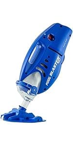 POOL BLASTER Max Cordless Pool Vacuum for Deep Cleaning & Strong Suction, Handheld Rechargeable Swimming Pool Cleaner for Inground and Above Ground Pools, Hoseless Pool Vac by Water Tech