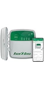 Rain Bird ARC6 App-Based Indoor Smart Irrigation WiFi Timer/Controller, 6-Zone/Station, EPA WaterSense Certified, Compatible with Alexa