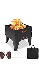 QuliMetal 6PCS Ceramic White Birch Gas Fireplace Logs Set – Realistic Fake Wood Logs for Indoor Inserts, Outdoor Fire Pits, Vented, Propane, Gel, Ethanol, and Electric Fireplaces