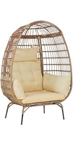 FDW | 4-Piece Patio Furniture Set | Black | Outdoor Wicker Furniture with Coffee Table | Modern Rattan Chairs Conversation Set | Outdoor Seating | Weather-Resistant | for Porch, Garden, Lawn
