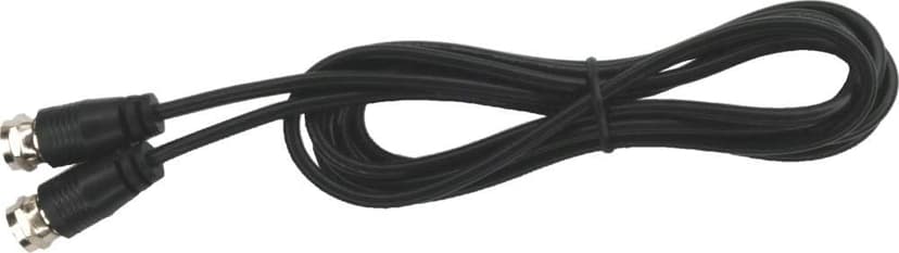 Reliable Cable 4-Port Cable TV/Antenna/HDTV/Internet Digital Signal Amplifier/Booster/Splitter with Passive Return, Black Coax Power Cable, F59 Terminators (Antronix MRA4-8)