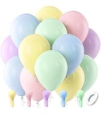 Bezente Balloon Pump Electric, Portable Balloon Inflator Pump Electric Air Pump for Balloons Dual Nozzle Electric Balloon Pump for Birthday Wedding Graduation Party Decorations