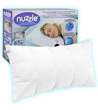 Nuzzle Cooling Adjustable Pillow for Side Sleepers, Luxury Standard Size Bed Pillow Hotel Collection - Best Adjust Height Soft Firm Pillow for Back, Stomach or Side Sleepers - Home Gifts
