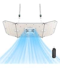VIVOSUN VS4000 LED Grow Light with Full Spectrum Diodes & Brand Driver Dimmable Sunlike Lights for Seedling Veg & Bloom Plant Grow Lamp for 4x4/5x5 Grow Tent