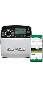 Rain Bird ARC6 App-Based Indoor Smart Irrigation WiFi Timer/Controller, 6-Zone/Station, EPA WaterSense Certified, Compatible with Alexa