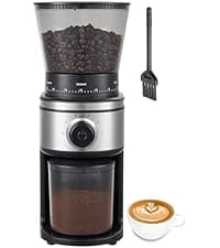 Burr Coffee Grinder Electric, Adjustable Touchscreen Burr Mill with 30 Grinding Settings, Automatic Coffee Beans Grinder for Home Use, 2-12 Cups