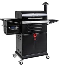 Z GRILLS Wood Pellet Grill Smoker with PID 2.1 Controller, 704 Cooking Area, Meat Probes, Rain Cover for Outdoor BBQ, 7002C