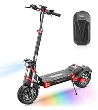 iScooter Electric Scooter, 40/43/50 Miles Long Range & 28/38 MPH Top Speed E Scooter, 10/11/12" Offroad Pneumatic Tire Scooter for Adults with Turn Signals, Double Braking Systems, APP and Storage Bag