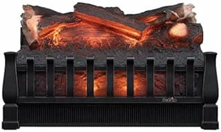 Duraflame 20" Electric Fireplace Log Set Insert + Fire Crackler Combo | Infrared Quartz Set Heater with Realistic Ember Bed and Logs | Remote Control | DFI021ARU-CSFC