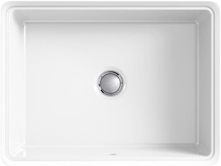 KOHLER Verticyl 17" Rectangular Undermount Bathroom Sink, White, Overflow Drain, Undermount Installation
