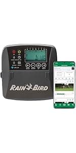 Rain Bird ARC6 App-Based Indoor Smart Irrigation WiFi Timer/Controller, 6-Zone/Station, EPA WaterSense Certified, Compatible with Alexa