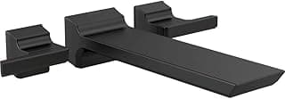DELTA Faucet T5799-BLWL Pivotal Wall Mount Tub Filler Trim, Matte Black
