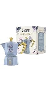 Bialetti – Moka Express Bridgerton: Iconic stovetop Espresso Maker – Official Netflix License, 6 Cups (6 oz.), Aluminum