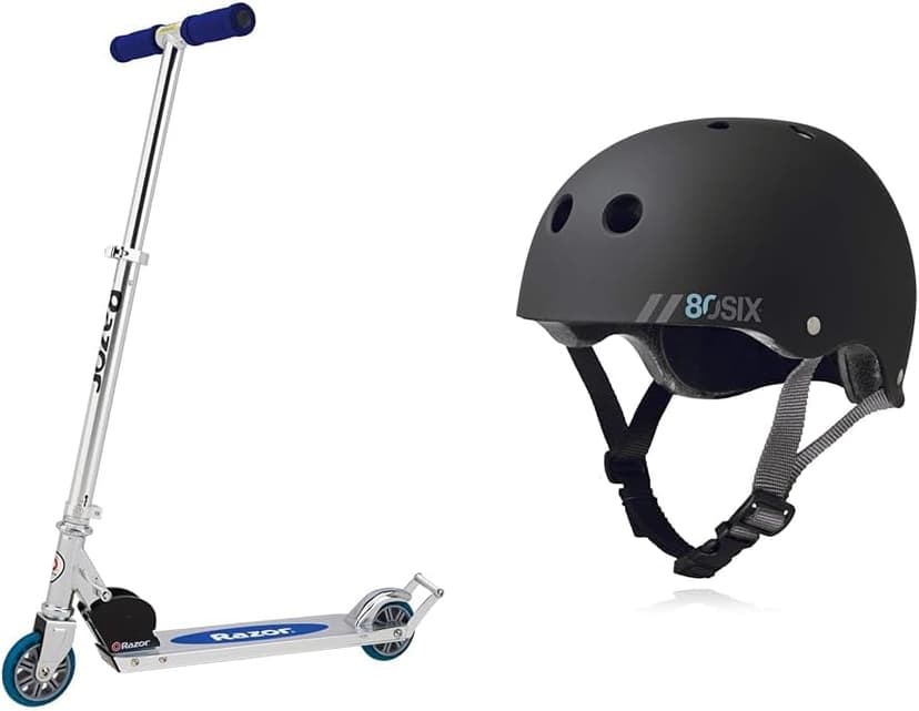 Razor AW Kick Scooter for Kids - Wheelie Bar, Lightweight, Foldable, Aluminum Frame, and Adjustable Handlebars