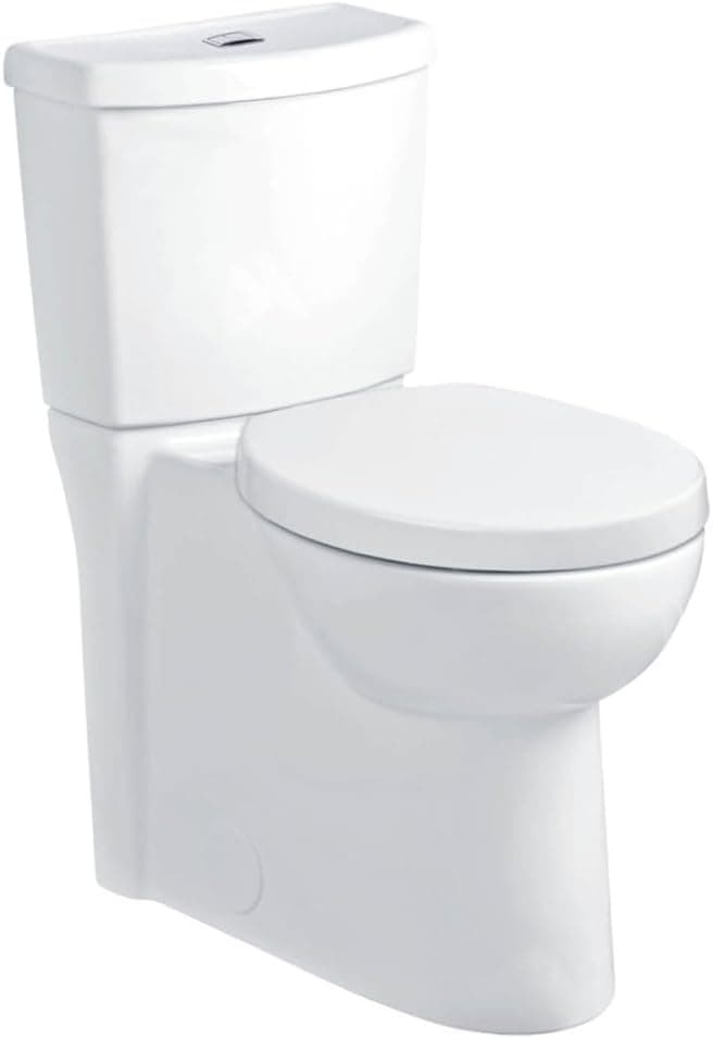 American Standard 2795204.020 Studio Two-Piece Toilet, 43.61 in wide x 25.50 in tall x 34.25 in deep, White
