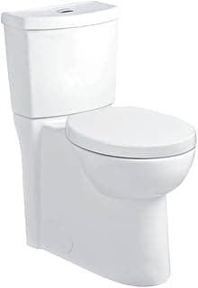 American Standard 2795204.020 Studio Two-Piece Toilet, 43.61 in wide x 25.50 in tall x 34.25 in deep, White