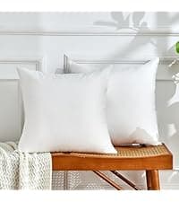 Luxury Feather Down Pillow King Size Set of 2 Pack, 100% Cotton Hotel Collection Bed Pillows for Sleeping, Down Surrounded Soft Medium Firm Pillows for Side Back Stomach Sleepers 20" x 36"