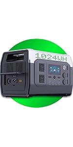 CTOLITY 500W Portable Power Station - 481Wh LiFePO4 Battery Backup, Lightweight 10 LB Solar Generator for Camping, Off-Grid Use, and Emergency Power Outages (AP300(231WH))