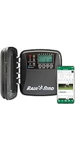 Rain Bird ARC6 App-Based Indoor Smart Irrigation WiFi Timer/Controller, 6-Zone/Station, EPA WaterSense Certified, Compatible with Alexa