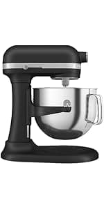 KitchenAid Artisan Series 5 Quart Tilt Head Stand Mixer with Pouring Shield KSM150PS, Contour Silver
