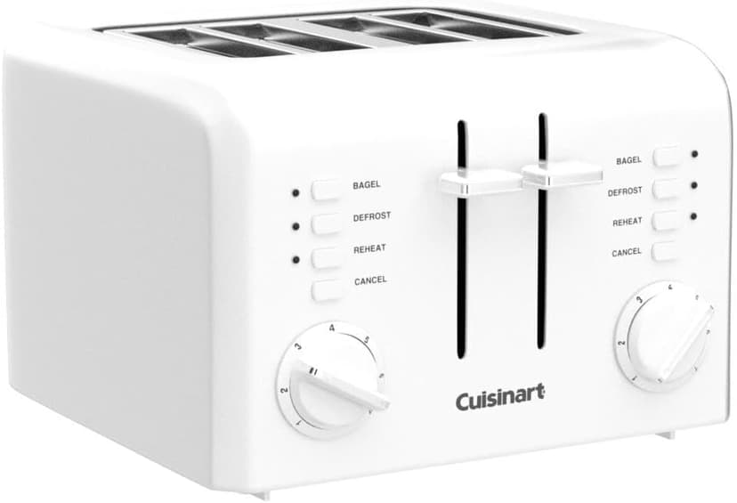 Cuisinart CPT-142P1 4-Slice Compact Plastic Toaster, White