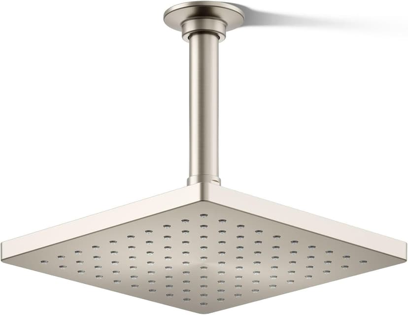 Kohler 26148-BN Honesty® 8" single-function rainhead, 2.5 gpm, Vibrant Brushed Nickel