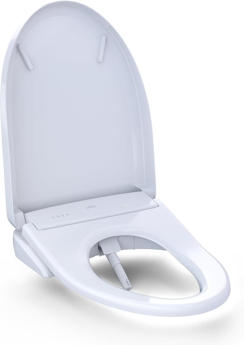 TOTO SW4734AT40#01 WASHLET+ Electronic Bidet Toilet Seat, Elongated, Cotton White