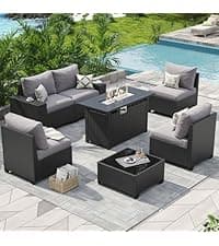 Aoxun Hardtop Gazebo 10x12, Aluminum Frame Canopy with Double Galvanized Steel Roof, Outdoor Gazebo with Breathable Netting and Privacy Curtain for Backyard