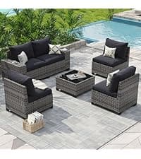 Aoxun Hardtop Gazebo 10x12, Aluminum Frame Canopy with Double Galvanized Steel Roof, Outdoor Gazebo with Breathable Netting and Privacy Curtain for Backyard