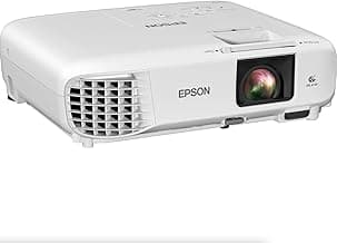 Epson Home Cinema 880 3-chip 3LCD 1080p Projector, 3300 lumens Color and White Brightness, Streaming and Home Theater, Built-in Speaker, Auto Picture Skew, 16,000:1 Contrast, HDMI 2.0, White