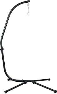 BPS Hammock Steel Stand Only C-Stand for Hanging Hammock Chairs - 300 Pound Capacity