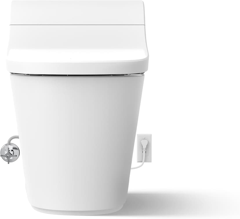 KOHLER K-29777-PA-0 Innate Smart Toilet, White, One-piece Elongated Style, Dual-flush with Integrated Personal Cleansing