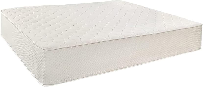 2-Sided Natural Latex Mattress, King, Medium, Handcrafted in USA, GOTS Certified Organic Cotton, Natural Wool, 9 inches