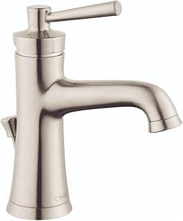hansgrohe Joleena Transitional 1-Handle 1 8-inch Tall Bathroom Sink Faucet in Brushed Nickel, 04771820, 1.2 GPM