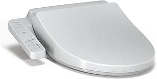 TOTO WASHLET A2 Electronic Bidet Toilet Seat with Heated Seat and SoftClose Lid, Elongated, Cotton White - SW3004#01