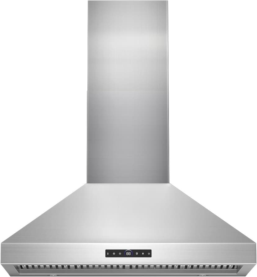 48 Inch Wall Mount Range Hood 1200CFM, 4-Speed Wall Mount Range Hood with Touch Control & Gesture Sensing Stainless Steel Kitchen Stove Vent Hoods with 4 LED Lights Ultra Series