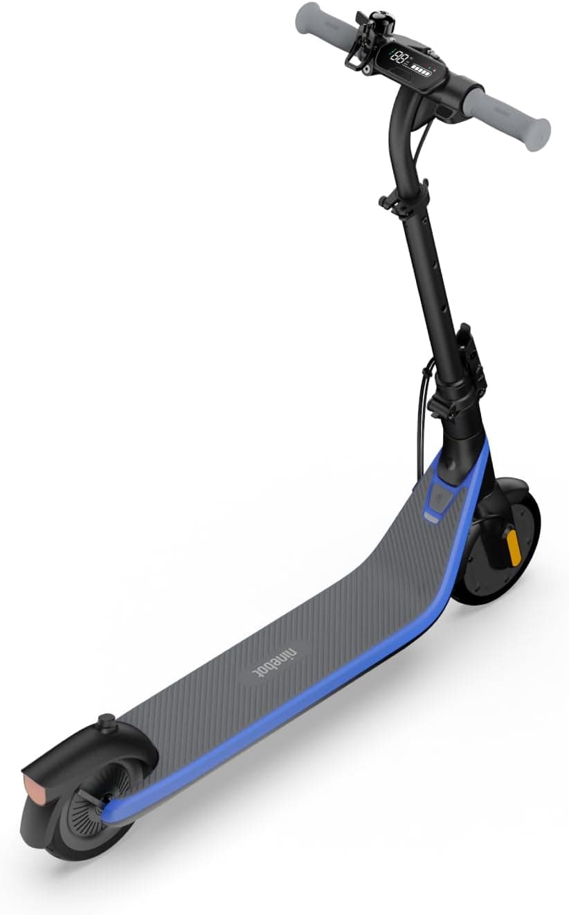 Segway Ninebot eKickScooter - Electric Scooter for Kids 6-14, w/t Adjustable Handlebar Height (Only C2 Pro) for Riders up to 132 lbs, Includes New Cruise Mode, UL-2272 Certified