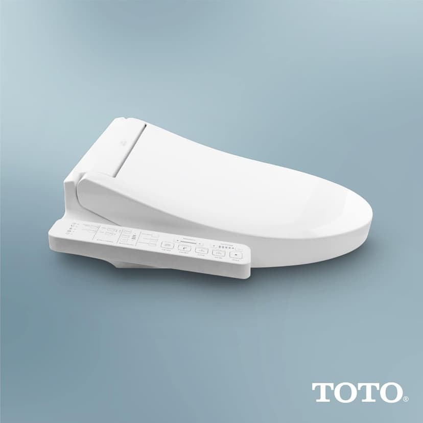 TOTO SW3074#01 WASHLET C2 Electronic Bidet Toilet Seat with PREMIST and EWATER+ Wand Cleaning, Elongated, Cotton White