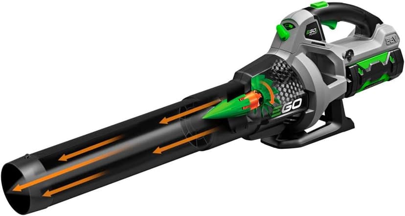 EGO Power+ LB5302 3-Speed Turbo 56-Volt 530 CFM Cordless Leaf Blower, 2.5Ah Battery and Charger Included