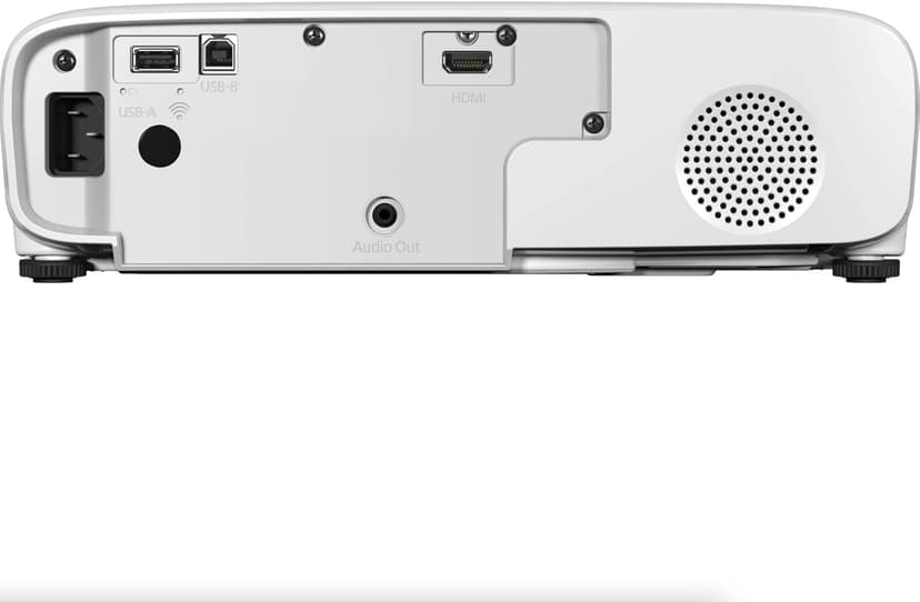Epson Home Cinema 880 3-chip 3LCD 1080p Projector, 3300 lumens Color and White Brightness, Streaming and Home Theater, Built-in Speaker, Auto Picture Skew, 16,000:1 Contrast, HDMI 2.0, White