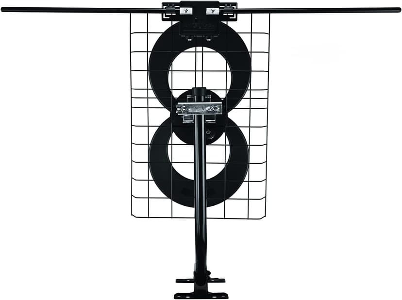 Antennas Direct ClearStream 2V Indoor Outdoor TV Antenna UHF VHF Multi-Directional, 60+ Mile Range, 4K 8K UHD, NEXTGEN TV – w/Reflector, 20-inch Mast