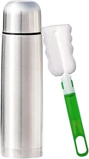 Best Stainless Steel Coffee Thermo | BPA Free & Triple Wall Insulated | Hot Water & Cold Drinks for Hours | Perfect for Biking, Backpack, Camping, Office | Fits Most Car Cupholders (500 ML)