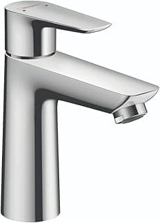 hansgrohe Talis E Modern Easy Install Easy Clean 1-Handle 1 6-inch Tall Bathroom Sink Faucet in Chrome, 71710001