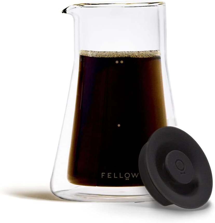 Fellow Stagg [XF] Pour-Over Coffee Maker Set - Kit Includes Stagg [XF] Pour-Over Dripper, Stagg Double Wall Glass Carafe, and 30 Paper Filters