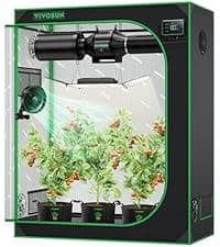 VIVOSUN AeroLight Wing AW400SE & GrowHub Controller E25, LED Grow Light 400W with Integrated Circulation Fan, Full Spectrum, Compatible with App & E42A, 4x4/5x5 ft Coverage