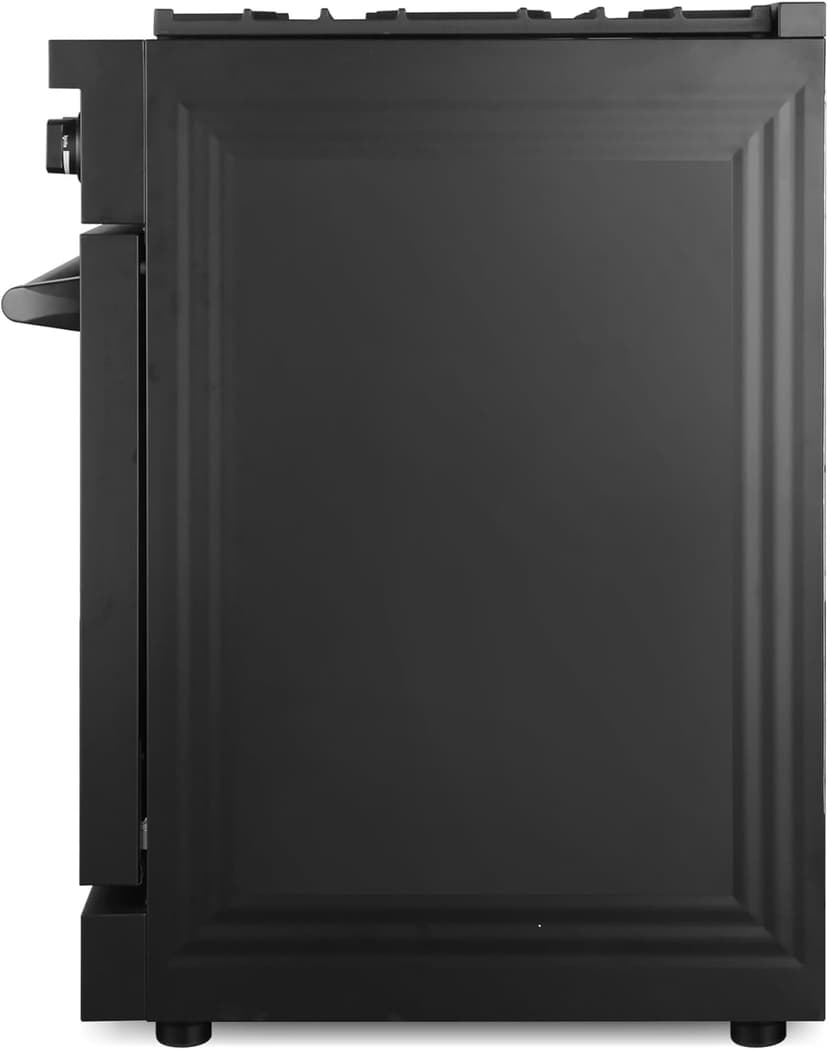 COSMO COS-GRC366KB-BK 36 in. Lumin Collection 6.0 cu. ft. Gas Range with 6 Sealed Burners and Convection Oven in Matte Black