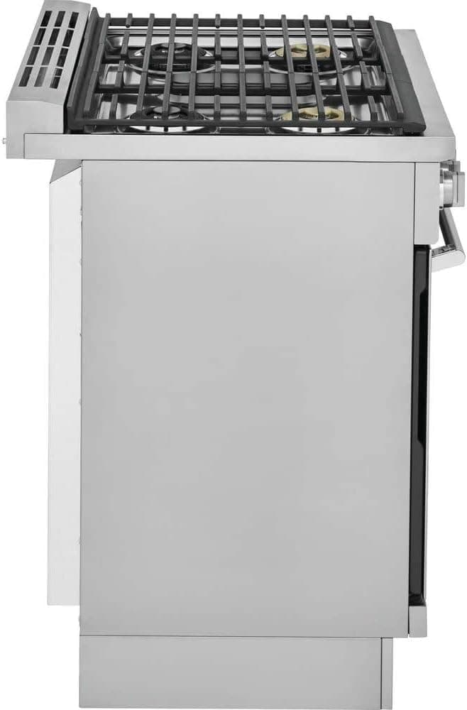 Electrolux ECFD3068A 30 Inch Wide 4.6 Cu. Ft. Free Standing Dual Fuel Range with Dual Brass Power Burners - Stainless Steel